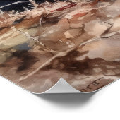 ロットワイラードッグアートプリントポスター ポスター (角)