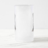 ロットワイラードッグアート フロストグラスビールジョッキ (中央)