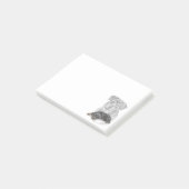 ロットワイラードッグアート ポストイット (アングル)