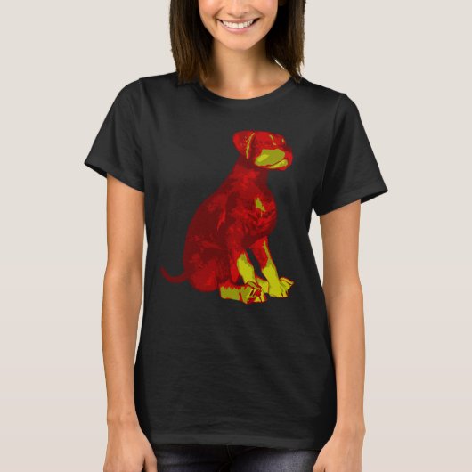 ロットワイラードッグウォータカラー25 Tシャツ (正面)