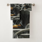 ロットワイラードッグガルゴイルファンタジー バスタオルセット (インサイチュ)