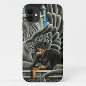 ロットワイラードッグガルゴイルファンタジー Case-Mate iPhoneケース (裏面)