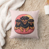 ロットワイラードッグスサマープールフロティー クッション (ブランケット)