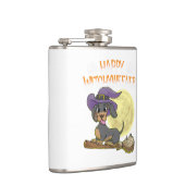 ロットワイラードッグハッピーハローウィンウィッチ フラスク (右)