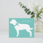 ロットワイラードッグパピーロッティ サンキューカード (スタンド正面)