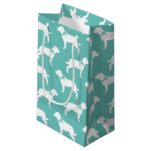 ロットワイラードッグパピーロッティ スモールペーパーバッグ (正面アングル)