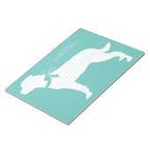 ロットワイラードッグパピーロッティ ノートパッド (アングル)