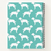 ロットワイラードッグパピーロッティ ノートブック (裏面)