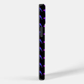 ロットワイラードッグピンクブルーシルエットモノブラック Case-Mate iPhoneケース (裏面 / 右)