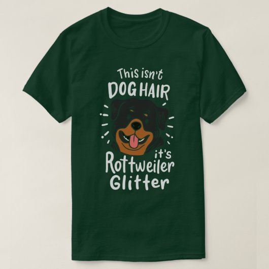 ロットワイラードッグヘア Tシャツ (デザイン正面)