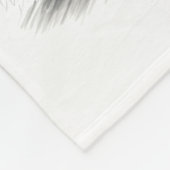 ロットワイラードッグママフローラ フリースブランケット (角)