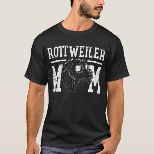 ロットワイラードッグママママ Tシャツ (正面)