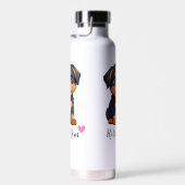 ロットワイラードッグママ銅真空 ウォーターボトル (右面)