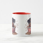 ロットワイラードッグ映画ポップコーンバケット マグカップ (中央)