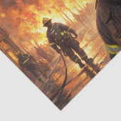 ロットワイラードッグ消防士 – デコページ –  薄葉紙 (詳細)