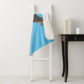 ロットワイラードッグ漫画イラストレーション シェルパブランケット (インサイチュ)