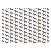 ロットワイラードッグ漫画イラストレーション テーブルクロス (正面(横))