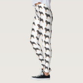 ロットワイラードッグ漫画イラストレーション レギンス (左)