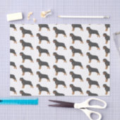 ロットワイラードッグ漫画イラストレーション 薄葉紙 (クラフト)