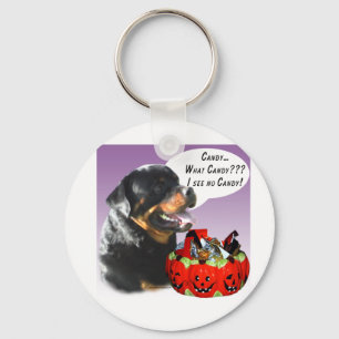ロットワイラーハロウィンキャンディ キーホルダー