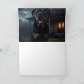 ロットワイラーハロウィンホラー カード (内部)