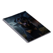 ロットワイラーハロウィンホラー ノートブック (右側)