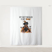 ロットワイラーハロウィーンの衣装ロットワイラーは私 タペストリー (正面)