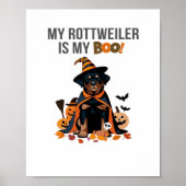 ロットワイラーハロウィーンの衣装ロットワイラーは私 ポスター (正面)