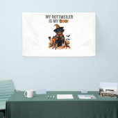 ロットワイラーハロウィーンの衣装ロットワイラーは私 横断幕 (トレードショー)