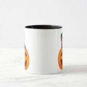 ロットワイラーハロウィーンコーヒーマグ マグカップ (中央)