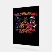 ロットワイラーハロウィーン感謝祭クリスマスクラス アクリルサイン (傾斜)