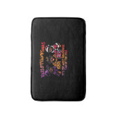 ロットワイラーハロウィーン感謝祭クリスマスクラス バスマット (正面縦)