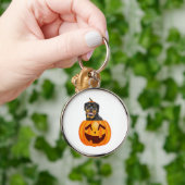 ロットワイラーハロウィーン キーホルダー (手)