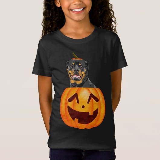 ロットワイラーハロウィーン Tシャツ (正面)