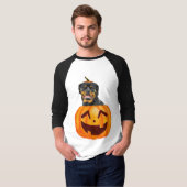 ロットワイラーハロウィーンTシャツ Tシャツ (正面フル)