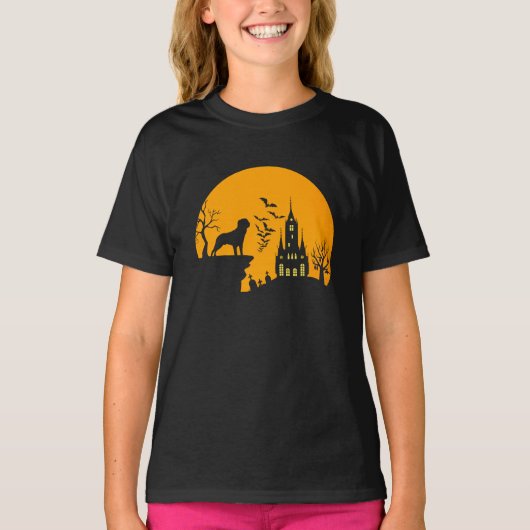 ロットワイラーハロウィーンTシャツ Tシャツ (正面)