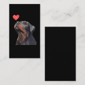 ロットワイラーハートドッグラブ 名刺 (正面/裏面)