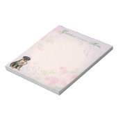 ロットワイラーハートママ ノートパッド (回転)