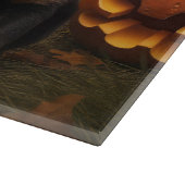 ロットワイラーパピーオータムデライトカボチャ カッティングボード (角)