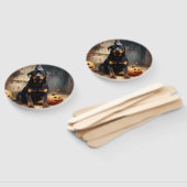 ロットワイラーパンプキンズハロウィンホラー ハンドファン (組立なし)