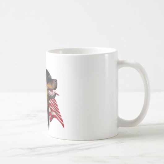 ロットワイラーフラグ コーヒーマグカップ (右)