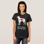 ロットワイラーブリードドッグ愛好家 Tシャツ (正面フル)