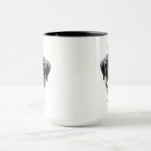 ロットワイラーポートレート マグカップ (中央)