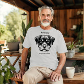 ロットワイラーポートレート Tシャツ