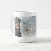 ロットワイラーマググ コーヒーマグカップ (正面左)