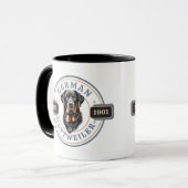 ロットワイラーマググ マグカップ (正面左)