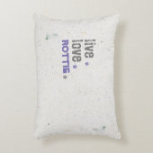 ロットワイラーママ生きラブロティのアクセント枕 アクセントクッション (正面(垂直))