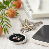 ロットワイラーママKeychain キーホルダー (側面)