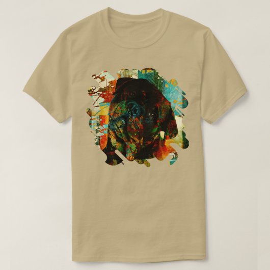 ロットワイラーメッツゲルンデジタルアート3 Tシャツ (デザイン正面)