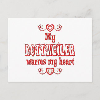ロットワイラーラブ ポストカード